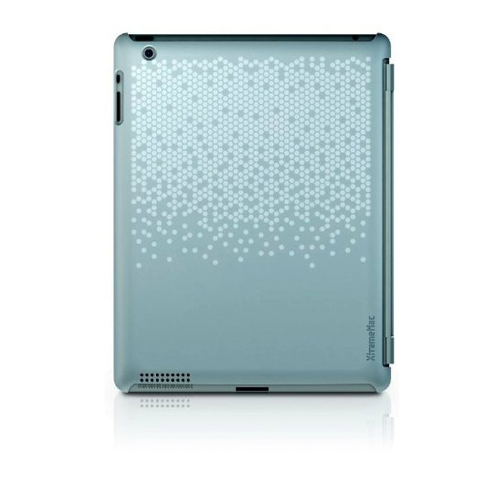 Cover for New iPad XTREMEMAC Microshield Silkscreen SC PAD-MCSS3-83 light grey