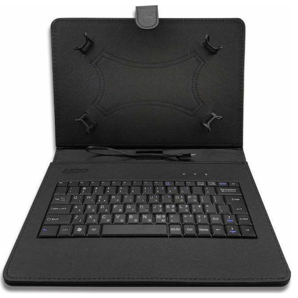 Case with keyboard for tablet Universal 10.1'' NOD Type and Protect black
