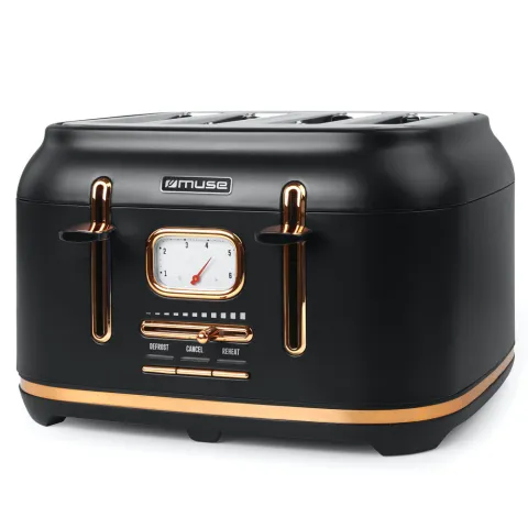 Toaster MUSE MS-131 BC black/brass