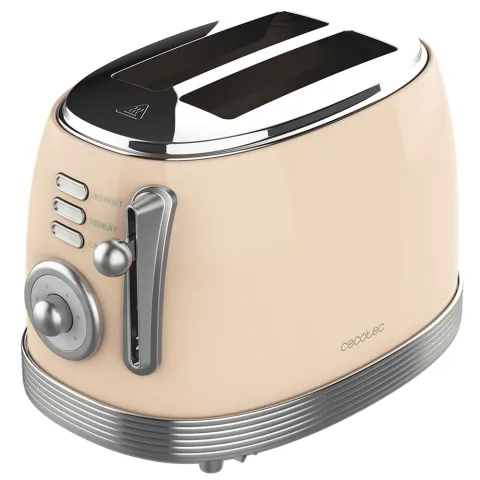 Toaster CECOTEC Toast & Taste Vintage 800 03212 Light beige