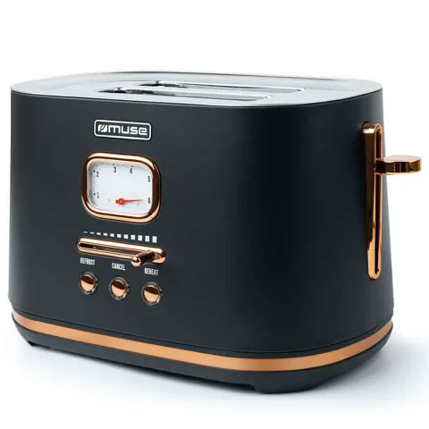Toaster MUSE MS-130 BC black/brass