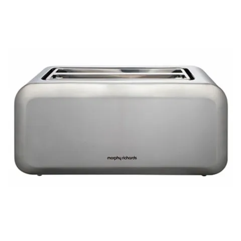 Toaster MORPHY RICHARDS 4 Slice Long Slot 264001 silver