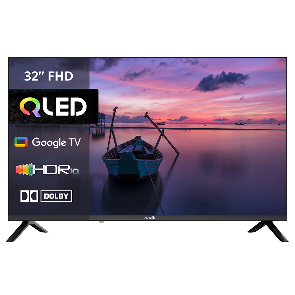 TV 32'' ARIELLI QLED32QM10GTV FHD QLED Smart Google TV black