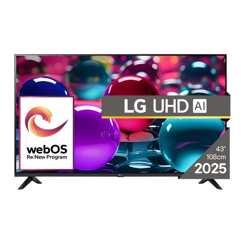 TV 43" LG AI UA73 43UA73003LA (2025) 4K UHD LED Smart