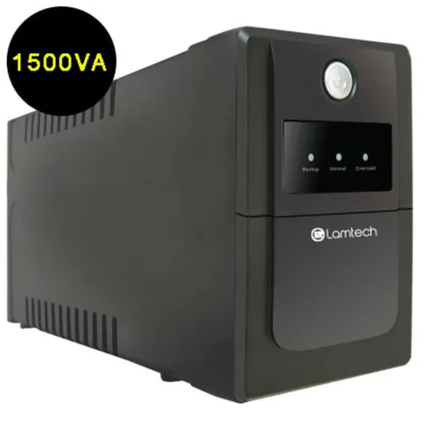 UPS Line Interactive 1500VA LAMTECH LAM113867 black