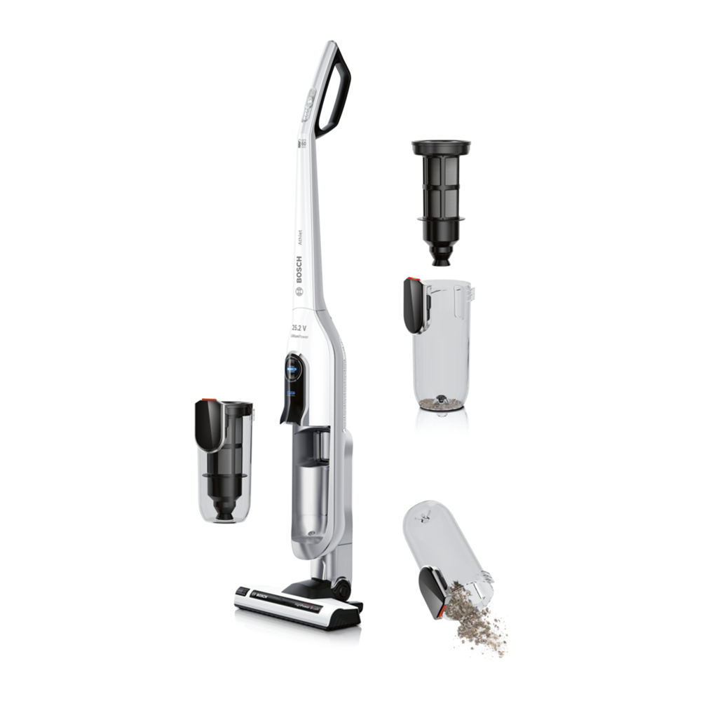 Cordless Stick Vacuum cleaner BOSCH Athlet BCH6ATH25 white