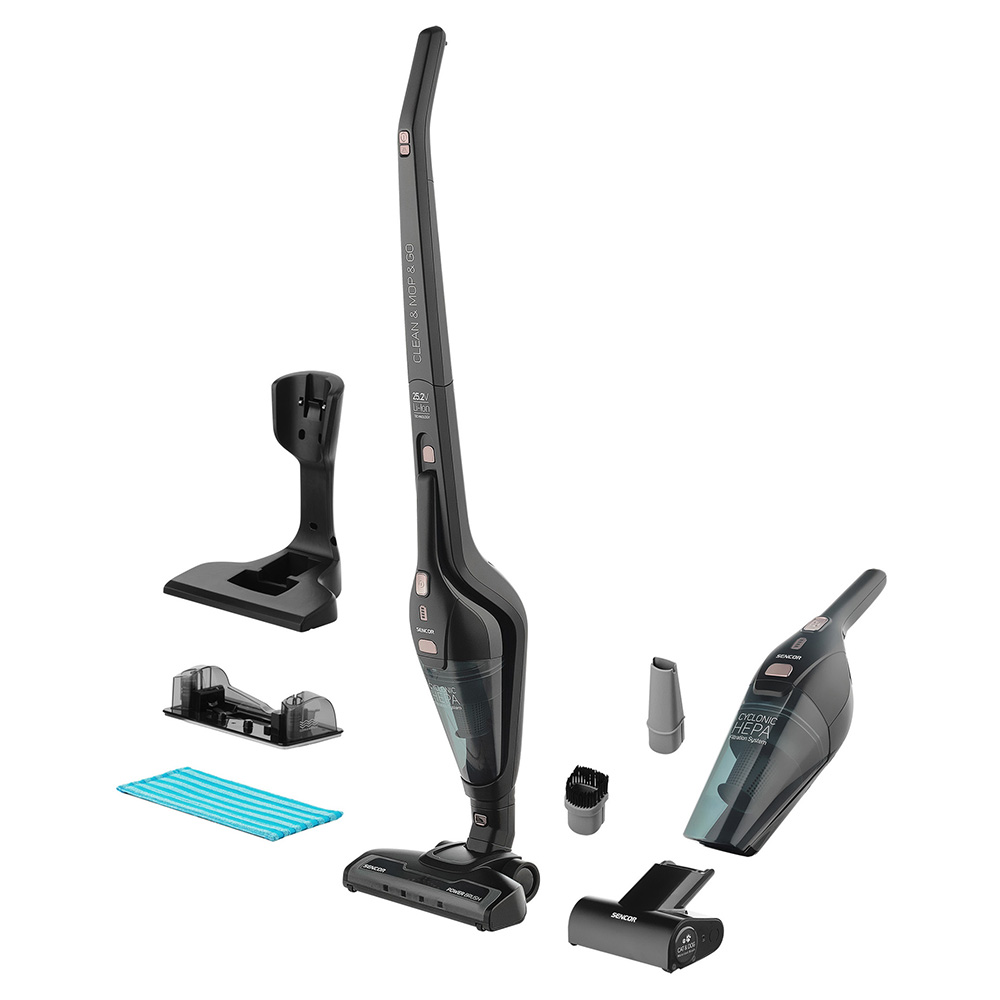 Cordless Stick Vacuum Cleaner/Mop cleaner & Handheld SENCOR 4-in-1 SVC 0675BK-EUE2 black