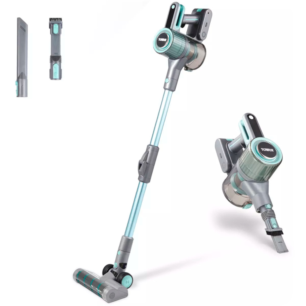Cordless Stick & Handheld Vacuum cleaner TOWER 3-in-1 VL70 Flexi T513011 aqua