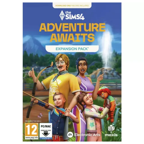 PC game The Sims 4: Adventure Awaits EP20 Expansion Pack (Code in box)