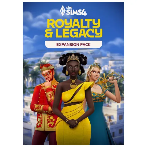 PC game The Sims 4: Royalty & Legacy EP21 Expansion Pack (Code in box)
