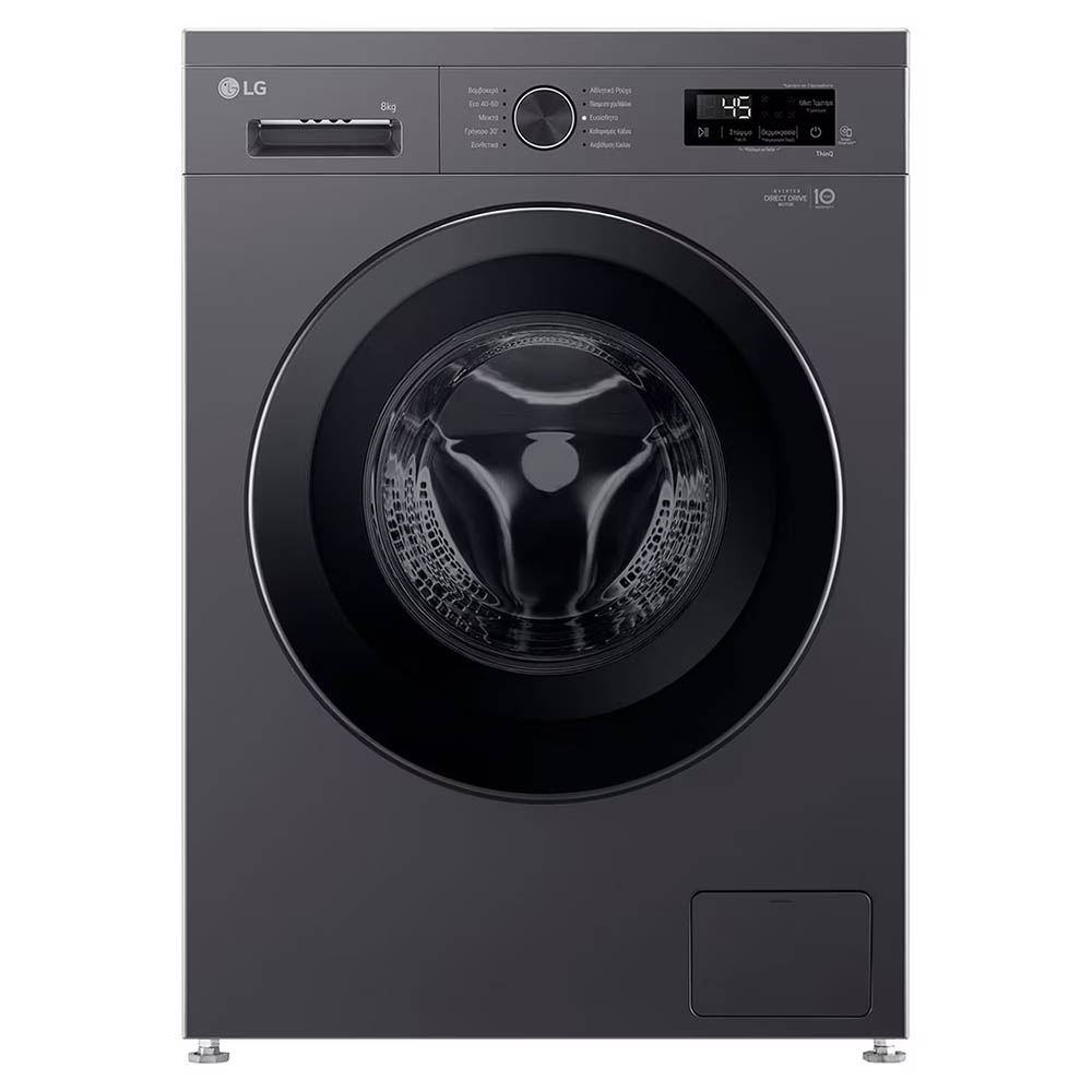 Washing Machine LG F4X1008NMK dark silver