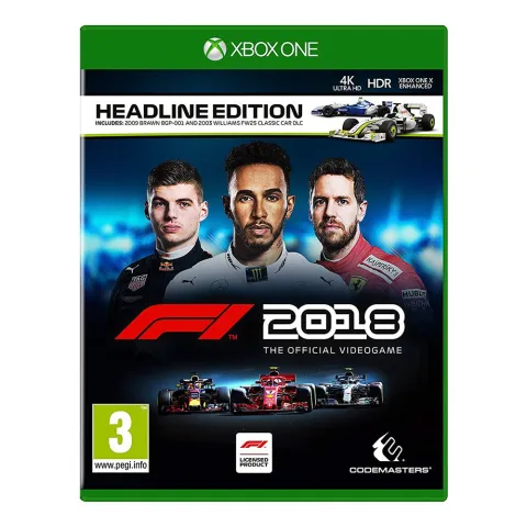 Xbox One game F1 2018: Headline Edition
