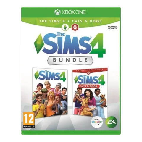 Xbox One game The Sims 4 Plus Cats & Dogs Bundle