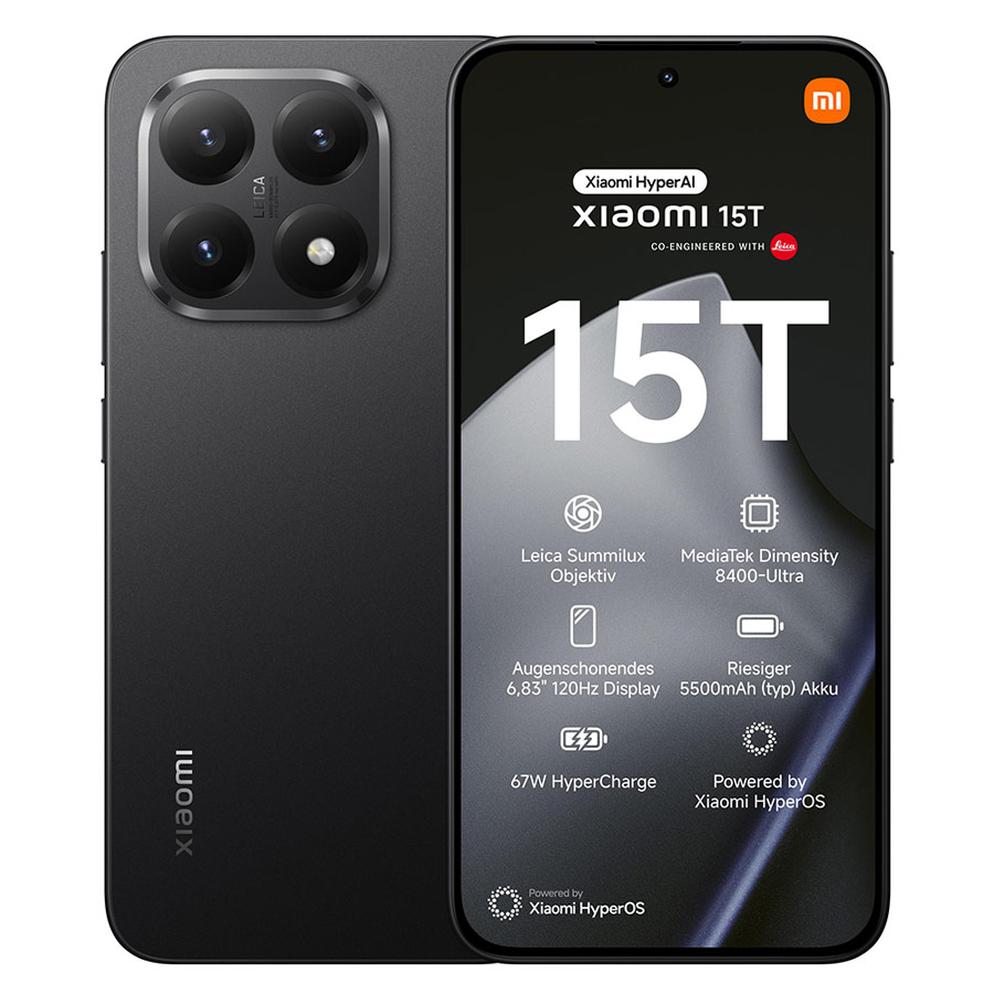 Smartphone XIAOMI 15T 512GB 5G Dual SIM black