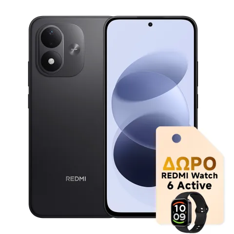 REDMI Note 17 4/128GB Black & ΔΩΡΟ Watch 6 Active