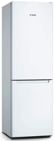 BOSCH WHITE 302L REFRIGERATOR [E] KGN36NWEA 1860x600x660mm [WARRANTY:5Y][MOTOR:15Y]