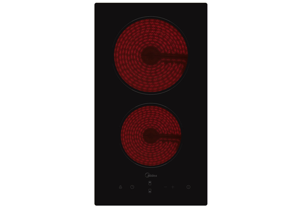 MIDEA DOMINO CERAMIC HOB [2 ZONES] [30cm] MCH300D111KO [FRAMELESS] 55x288x520mm