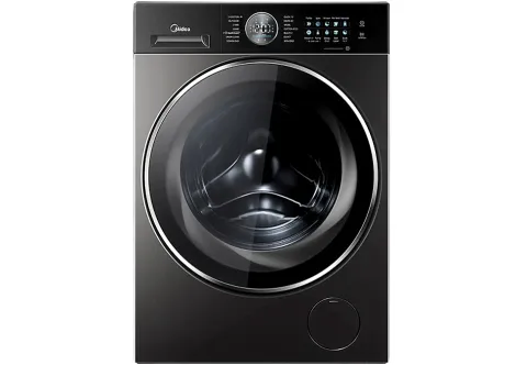 MIDEA 10kg WASHING MACHINE Lunar Series MF210W100BA30/T [+Steam][WiFi][A-30][Dark-Metal][Wty:5Y]