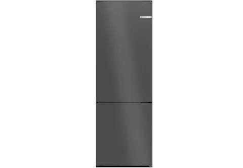 BOSCH COMBI 440L REFRIGERATOR [A] KGN490CAF Series 4 [Dark-Metal] 2030x700x667mm [WTY:5Y][MOTOR:15Y]