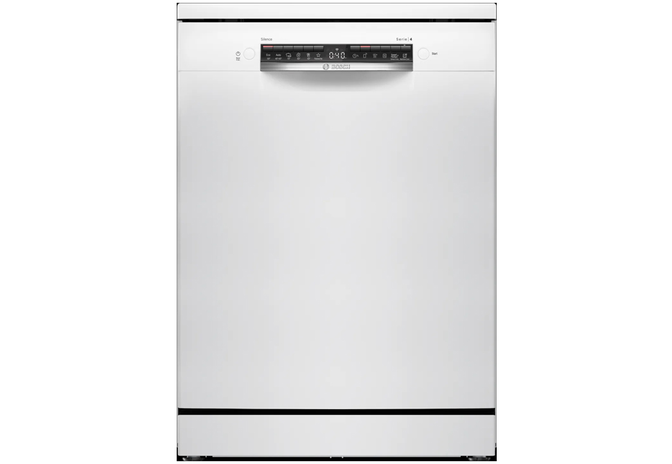 BOSCH WHITE DISHWASHER SMS4HTW00E [D] [13 SET] [WiFi] Series 4 [WARRANTY:5Y]