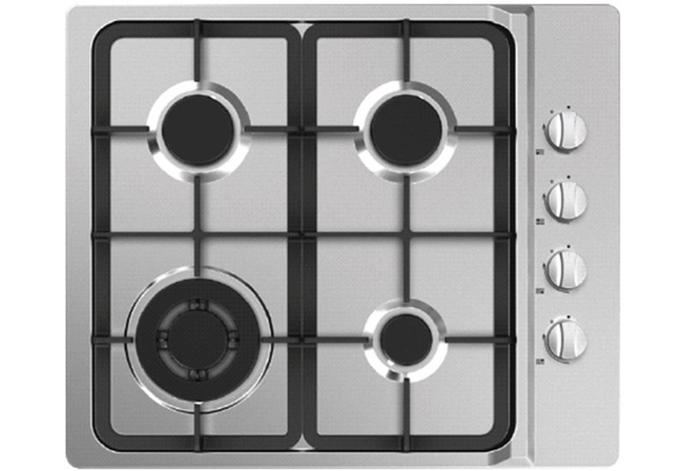 MIDEA INOX GAS HOB MG60403TX [3+1 WOK] [60cm] [Metal] 510x595x55mm