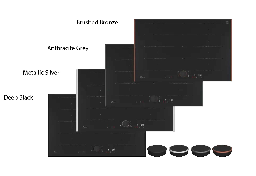 NEFF INDUCTION HOB N90 [80cm] T68YYY4CO [WiFi] [FLEX] [+GREY FRAME] 51x834x527mm