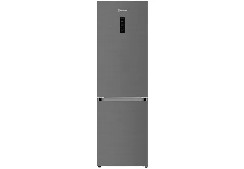 KRYSTER METAL COMBI 320L REFRIGERATOR [E] KNFRC325SEIX.UK 1860x600x658mm [WARRANTY:5Y]