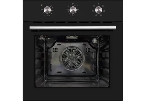 KRYSTER 70L OVEN KF70EY6BK [A] [RotaryControls] [Black] [Metal Accessories]