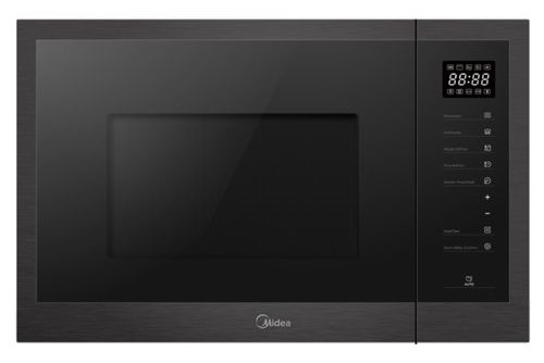 MIDEA 25L MICROWAVE TG925E3BK [Built-In][+Grill][900W][Digital][Dark-Metal/Black]