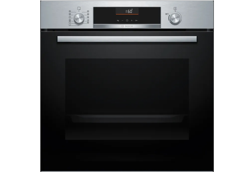 BOSCH DIGITAL 71L OVEN HBG536ES4  [A+][+TELESCOPIC RAIL][+AIR-FRY TRAY] [METAL] Series 6 [WTY:5Y]