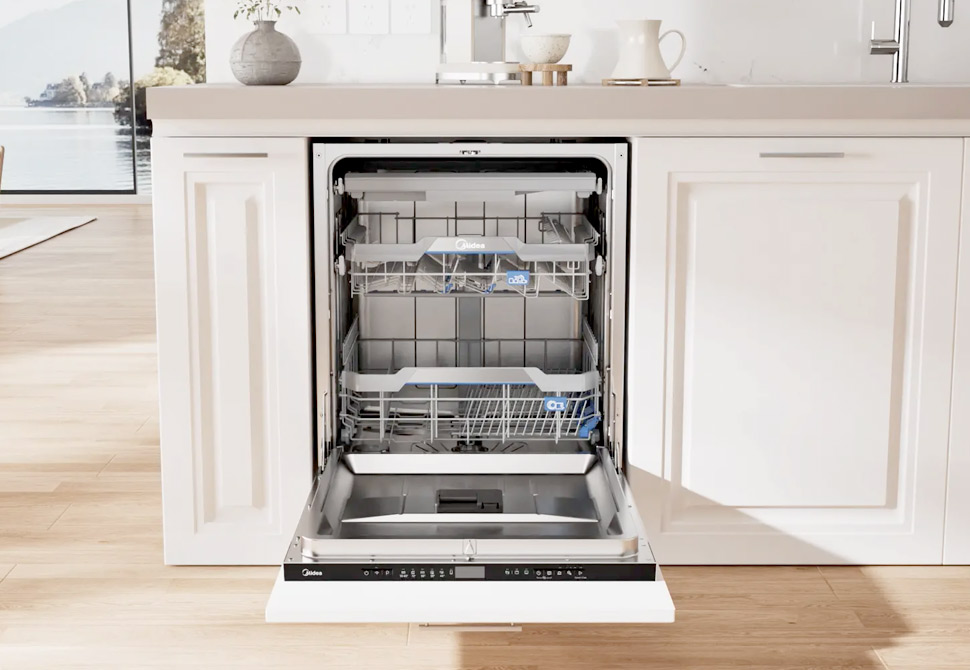 MIDEA FULLY BUILT-IN DISHWASHER MDWEB1403MB-WI [WiFi][C][14SETS] [3 SHELVES][WARRANTY:5Y]815x598x570
