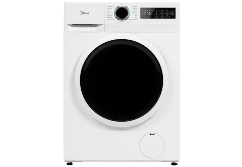 MIDEA 7kg Washing Machine MF110W70B/W [Slim-45cm][A][1200rpm][White]