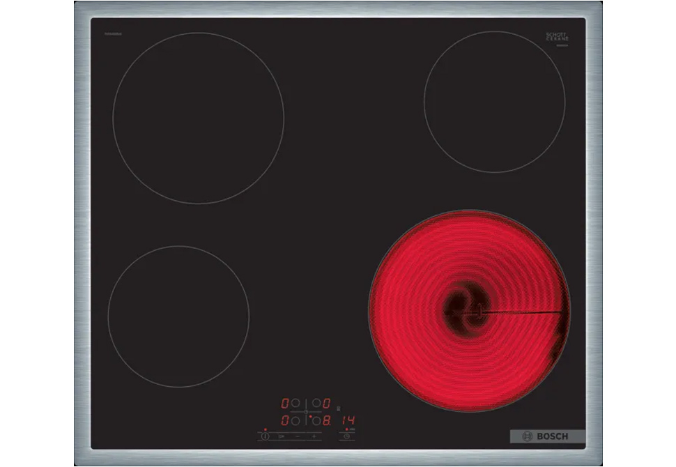BOSCH CERAMIC HOB PKE645BB2 [+FRAME] Series 4 583x513x48mm
