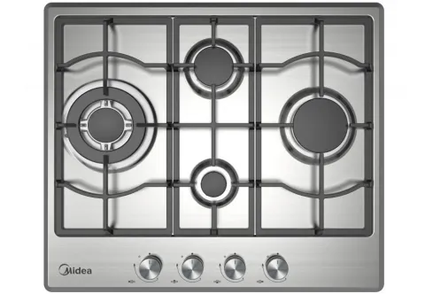 MIDEA INOX GAS HOB [3+1 WOK] [60cm] MG60SM097-MTD91 97x600x510mm