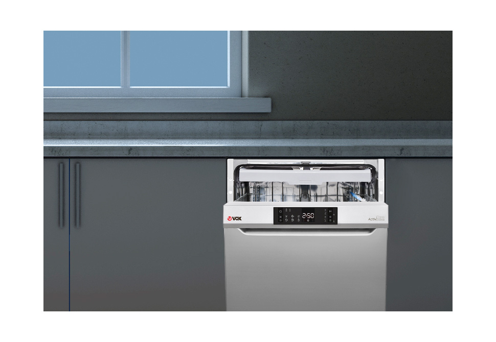 VOX WHITE DISHWASHER LC13A1EYQ3E [13SETS] [3 SHELVES] [E] 598x850x598mm