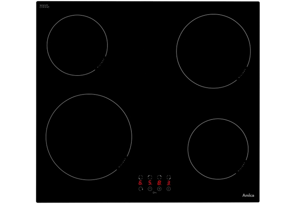 AMICA CERAMIC HOB [60cm] PBP4VQ247FN [FRAMELESS] 575x505x50mm