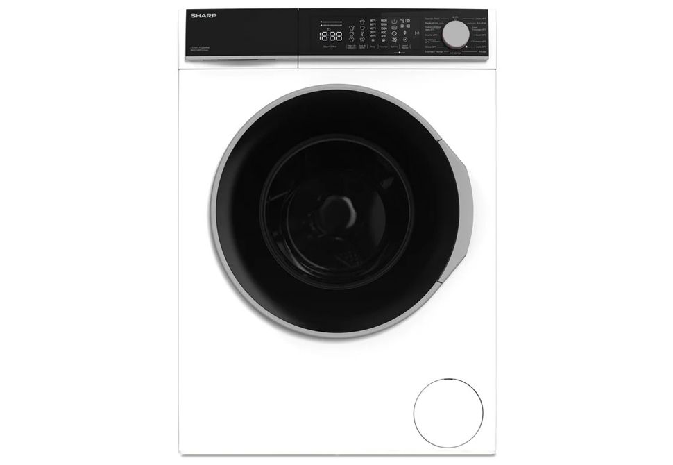 SHARP 9kg WASHING MACHINE ESNFL914AWNAEE [+Steam] [1400rpm] [Inverter] [A] [White]