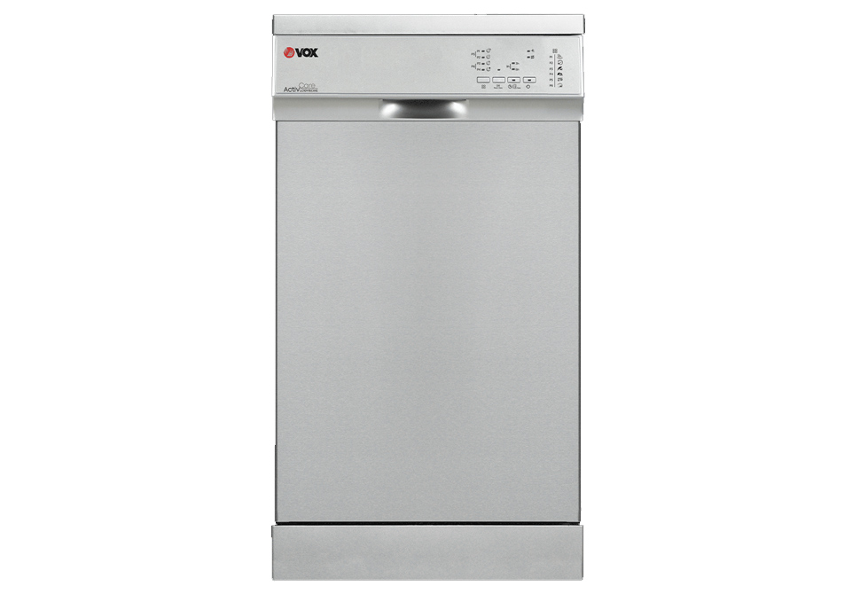 VOX SILVER SLIMLINE DISHWASHER LC10Y15CIXE [45cm] [10 SETS][E] 850x448x598mm