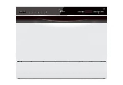 MIDEA Mini DISHWASHER MTD55S40 [6Sets][WiFi][F][Counter-Top][White] 438x550x500mm [Warranty:5Y]
