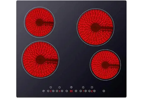 MIDEA CERAMIC HOB MC6004R242 [MCH600] [FRAMELESS] 45x592x522mm