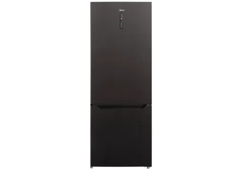 MIDEA DARK INOX 400L COMBI REFRIGERATOR MDRD593FGE45 [Ε] 1880x700x666 [WARRANTY:5Y][MOTOR:10Y]