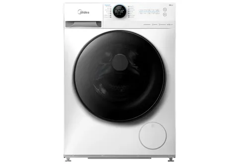 MIDEA 8kg WASHING MACHINE Lunar Series MF200W80WD [+Steam] [1400rpm] [WiFi] [A] [White] [Warranty:5Y