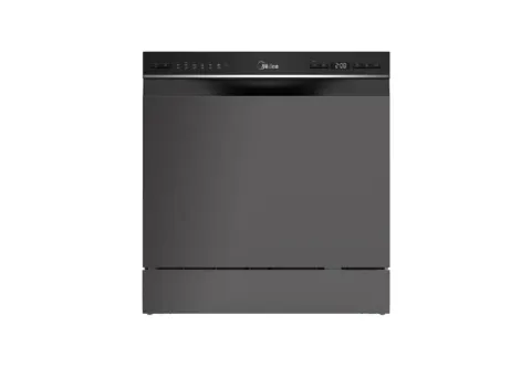 MIDEA MINI METAL COUNTERTOP DISHWASHER MIT55S50DX [8 SETS] [Wi-Fi] [F] [WARRANTY:5Y] 600x550x592mm