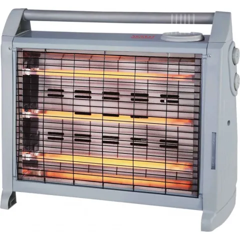 Parma LX-2850 Quartz Heater 3 Heating Power 1500W Silver