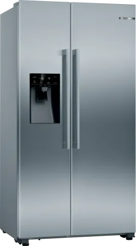 Bosch KAD93AIEP Side by Side Refrigerator, With Direct Water Connection, Full No Frost 562 Lt, Series 6, Inox