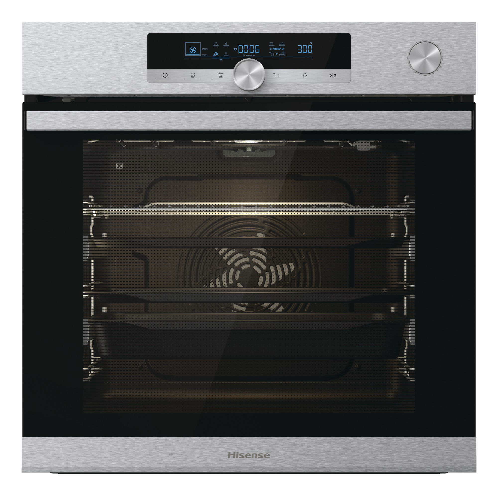 Hisense BSA66334PX Built-In Oven, Inox-Black