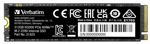 Verbatim SSD NVME M2 Gen4 512GB VI5000