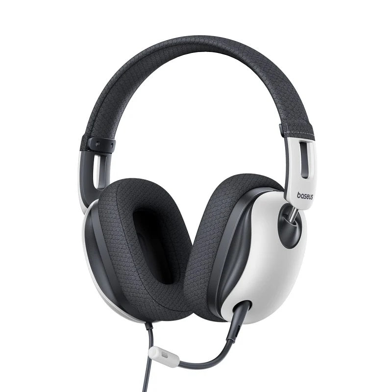 Baseus GoPlay 1 Max Headphones Wired Gaming 3.5mm White