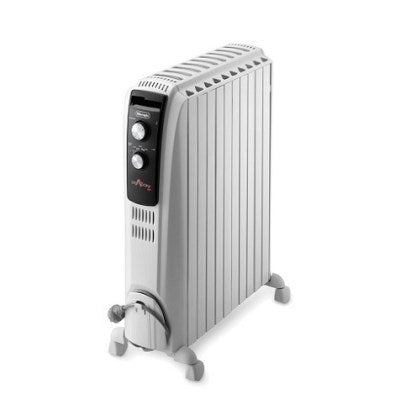 DELONGHI TRD41025 Dragon 4 Oil Heater, White