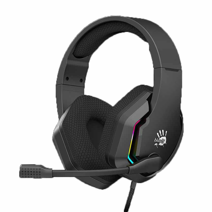 A4 TECH G260 USB HEADSET GAMING 7.1 VIRTUAL SURROUND SOUND BLACK BLOODY